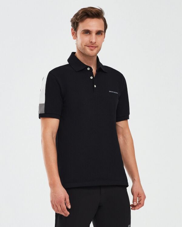 Skechers Polo Shirt M Short Sleeve SİYAH Erkek Polo Tshirt - Skechers (1)