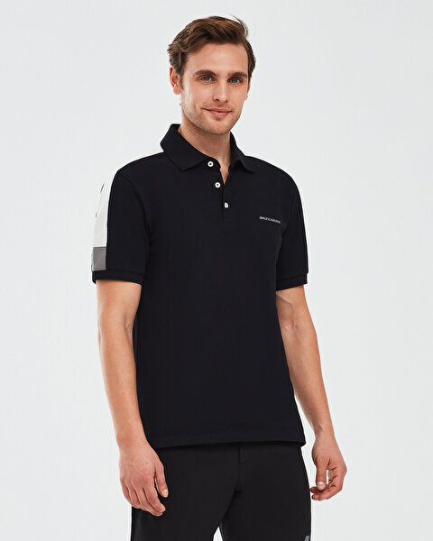 Skechers Polo Shirt M Short Sleeve SİYAH Erkek Polo Tshirt - Skechers (1)