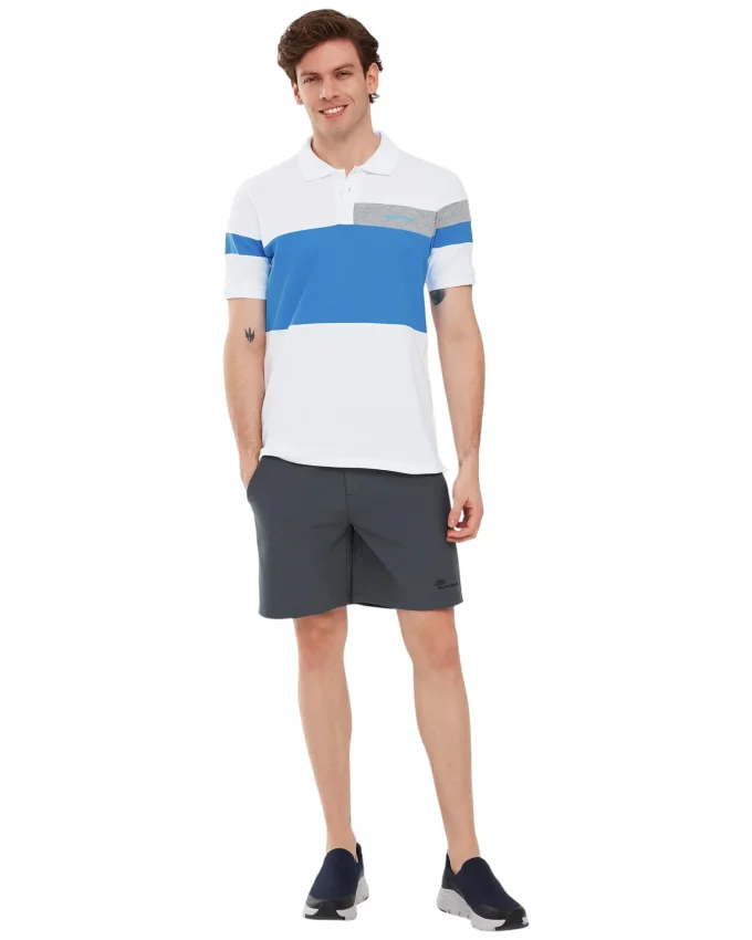 Skechers Polo Shirt M Short Sleeve BEYAZ Erkek Polo Tshirt - 2