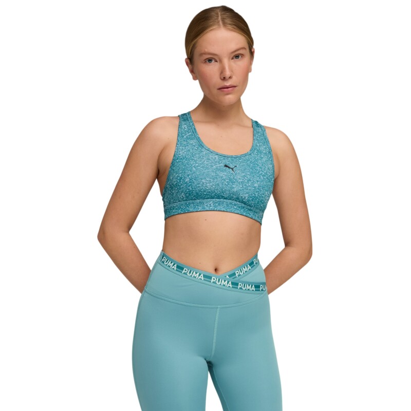 Puma 4Keeps Bra - P Aop - Mid Mavi Kadın Bra - Puma