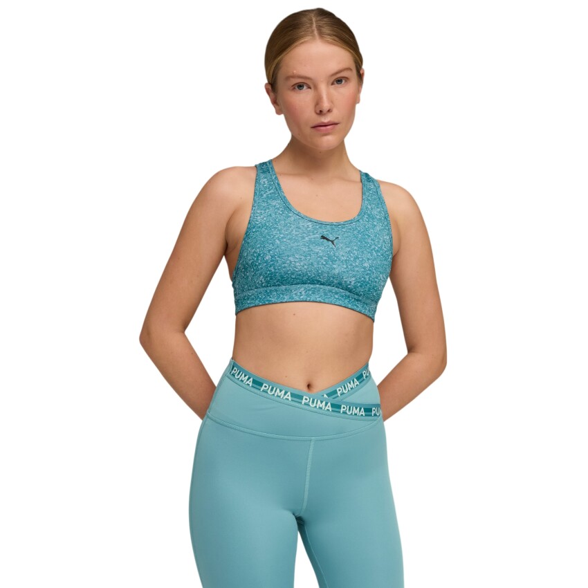 Puma 4Keeps Bra - P Aop - Mid Mavi Kadın Bra - 1