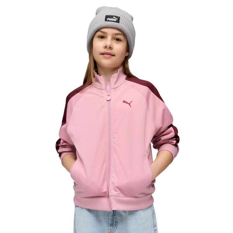 Puma Always On Track Pembe Çocuk Eşofman Üstü 