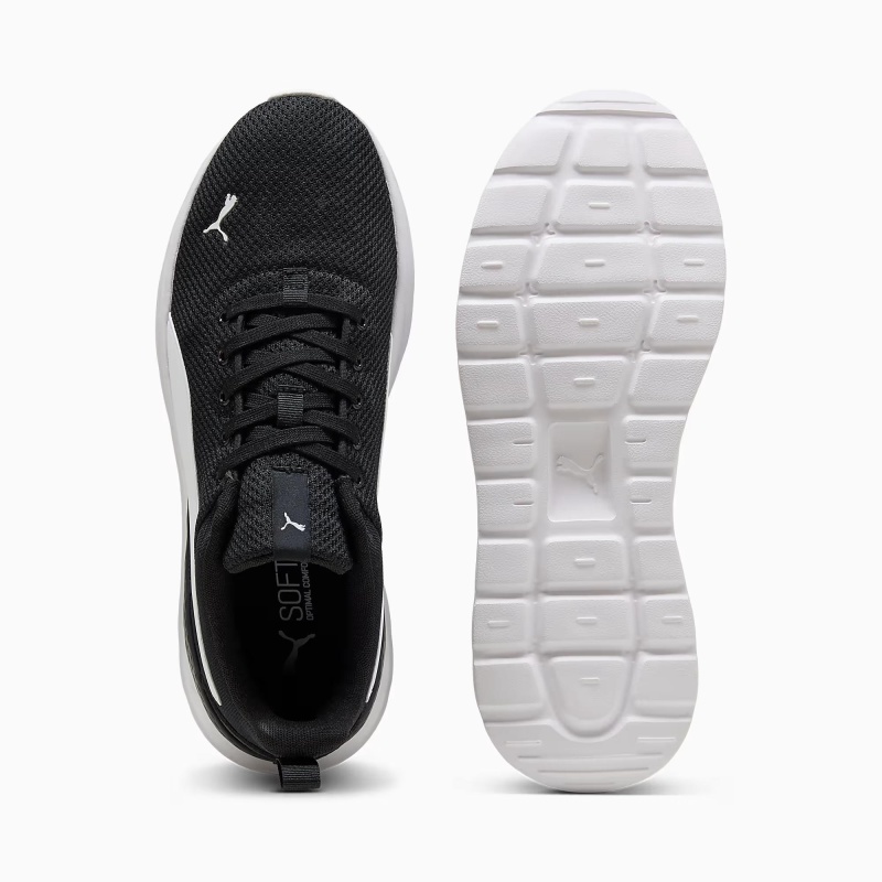 Puma Anzarun Lite TDP Siyah-Beyaz Erkek Günlük Ayakkabı - 5