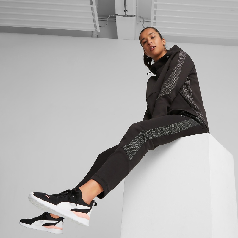 Puma Anzarun Lite TDP Siyah-Turuncu Kadın Koşu Ayakkabısı - 4