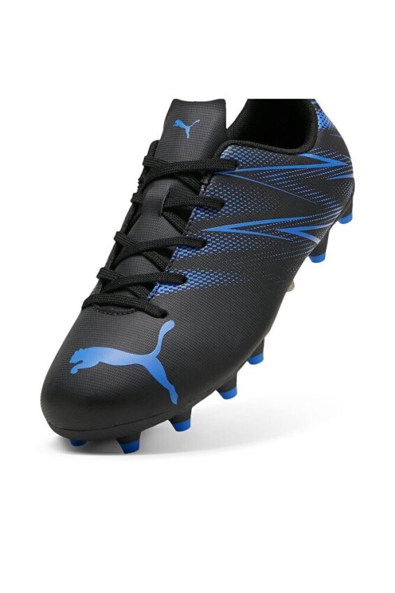 Puma ATTACANTO FG/AG Jr Siyah-Mavi Çocuk Krampon - 4