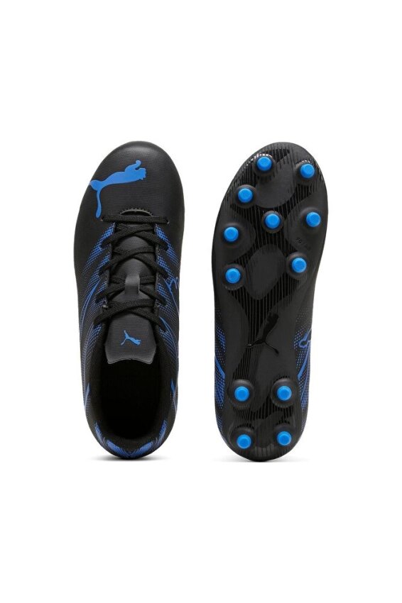 Puma ATTACANTO FG/AG Jr Siyah-Mavi Çocuk Krampon - 6