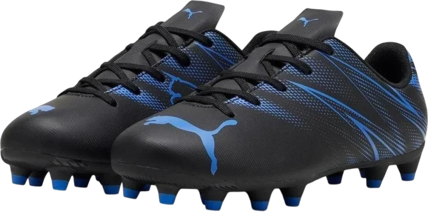 Puma ATTACANTO FG/AG Jr Siyah-Mavi Çocuk Krampon - 3