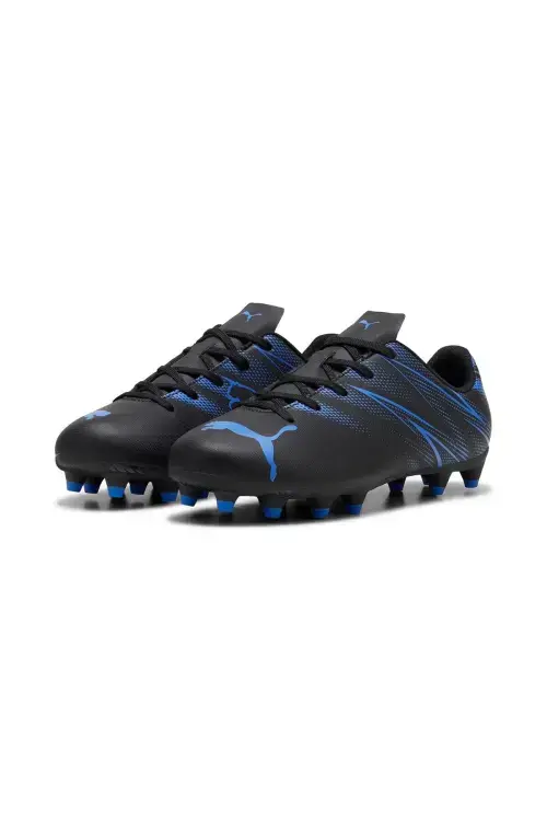 Puma ATTACANTO FG/AG Jr Siyah-Mavi Çocuk Krampon - 4