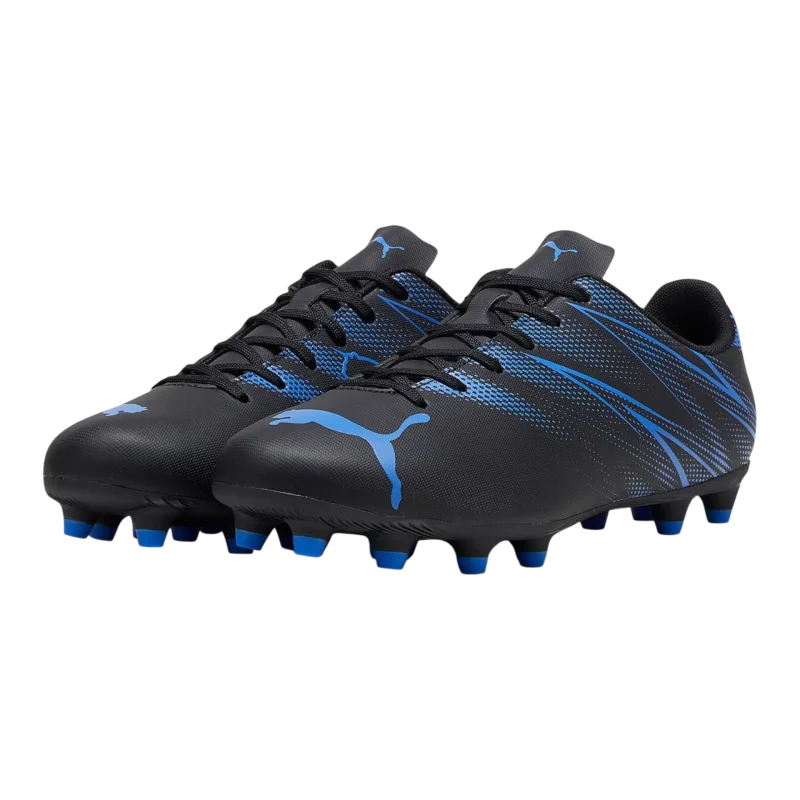 Puma Attacanto FG/AG Siyah-Mavi Erkek Krampon - 3