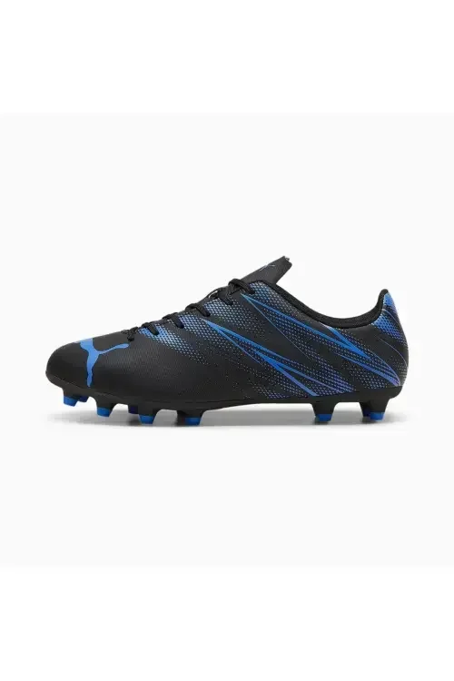Puma Attacanto FG/AG Siyah-Mavi Erkek Krampon - 6