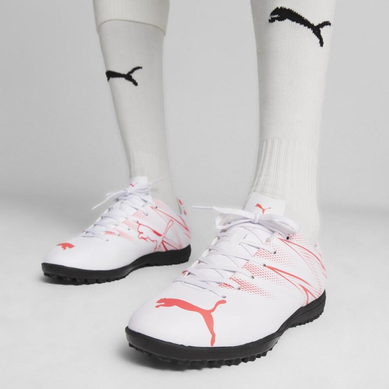 Puma ATTACANTO TT BEYAZ Erkek Halı Saha Ayakkabısı - 8