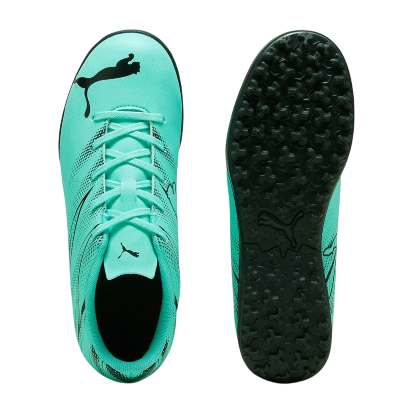 Puma Attacanto TT Jr Yeşil-Siyah Çocuk Halı Saha Ayakkabısı - 4