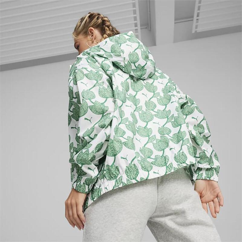 Puma BLOSSOM AOP Windbreaker Yeşil Kadın Rüzgarlık - 2