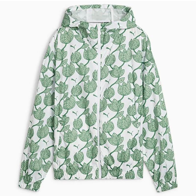 Puma BLOSSOM AOP Windbreaker Yeşil Kadın Rüzgarlık - 6