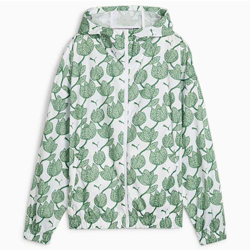 Puma BLOSSOM AOP Windbreaker Yeşil Kadın Rüzgarlık - 6