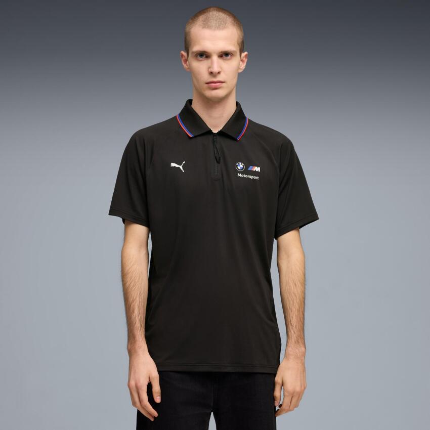 Puma BMW M Motor Sports Cloudspon Siyah Erkek Polo Tshirt - 3