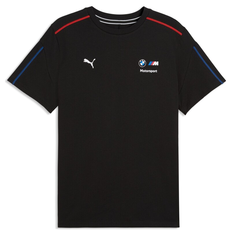 Puma BMW M MotorSports Sportswear MT7 Tee Siyah Erkek Tshirt - 4