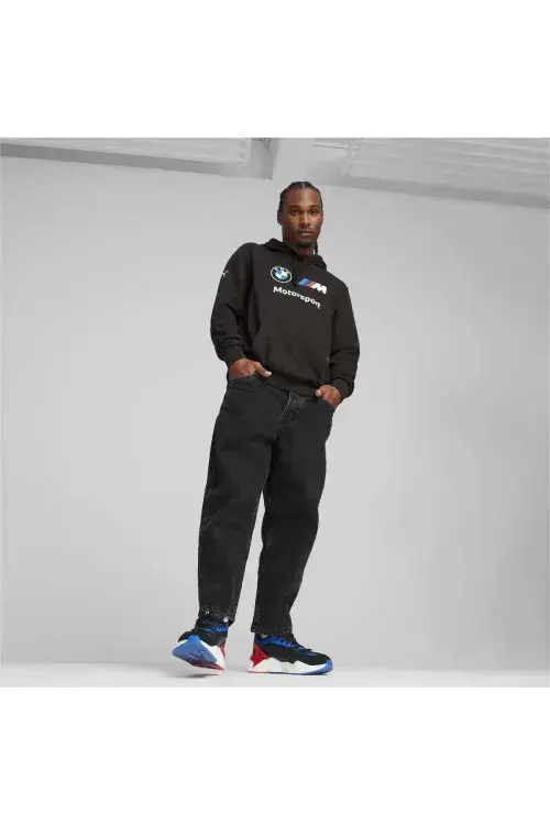 Puma BMW Eential Hoodie Siyah Erkek Sweatshirt - 2