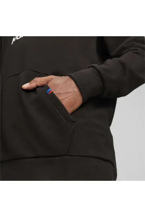 Puma BMW Eential Hoodie Siyah Erkek Sweatshirt - 6