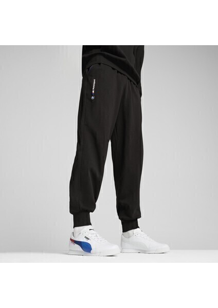 Puma BMW MMS Ess+ Pants Fleece Siyah Erkek Eşofman Altı - 2