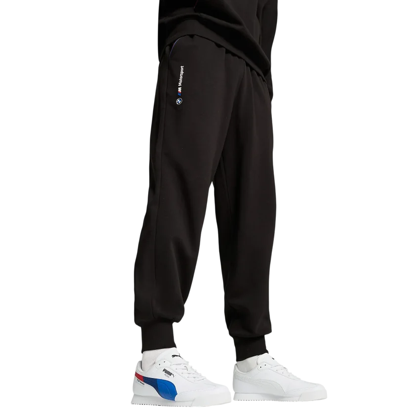 Puma BMW MMS Ess+ Pants Fleece Siyah Erkek Eşofman Altı - 2