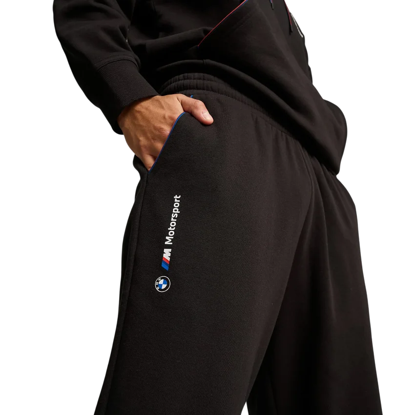 Puma BMW MMS Ess+ Pants Fleece Siyah Erkek Eşofman Altı - 1