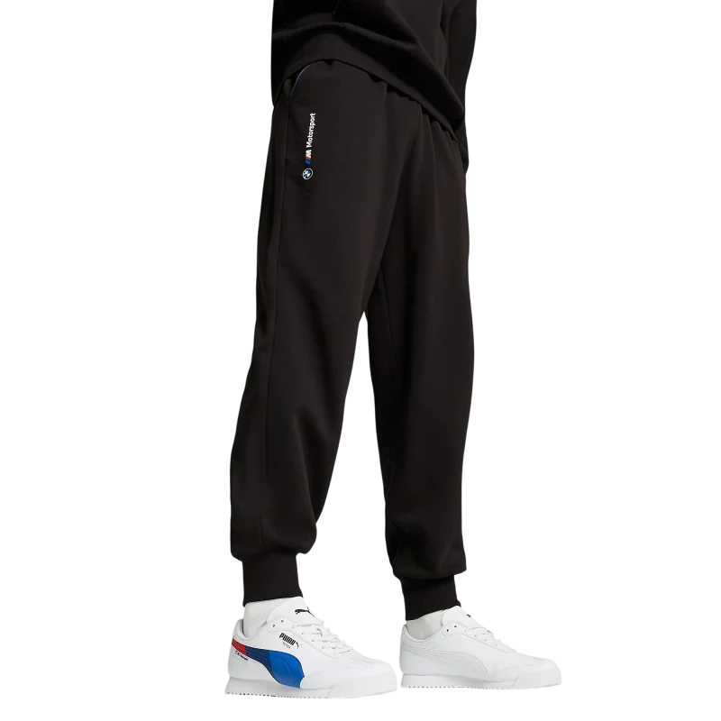 Puma BMW MMS Ess+ Pants Fleece Siyah Erkek Eşofman Altı - 2