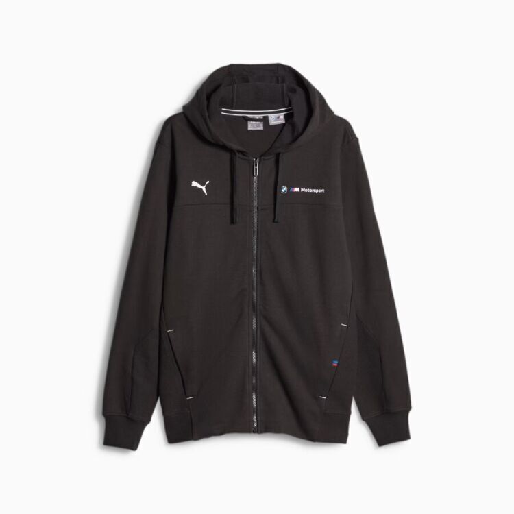 Puma BMW MMS Hdd Sweat Jacket SİYAH Erkek Eşofman Üstü - 1