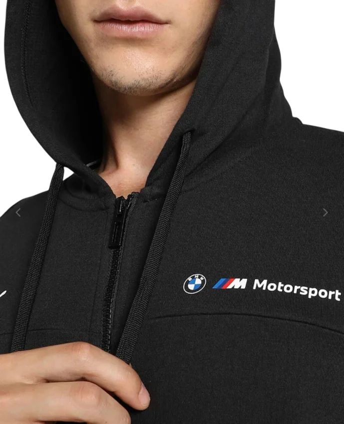 Puma BMW MMS Hdd Sweat Jacket SİYAH Erkek Eşofman Üstü - 2