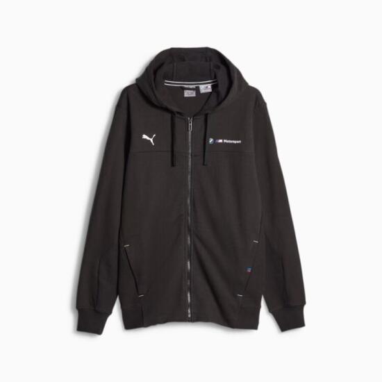 Puma BMW MMS Hdd Sweat Jacket SİYAH Erkek Eşofman Üstü - 1