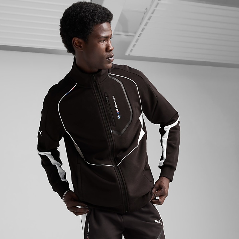 Puma BMW Siyah Erkek Sweatshirt - Puma