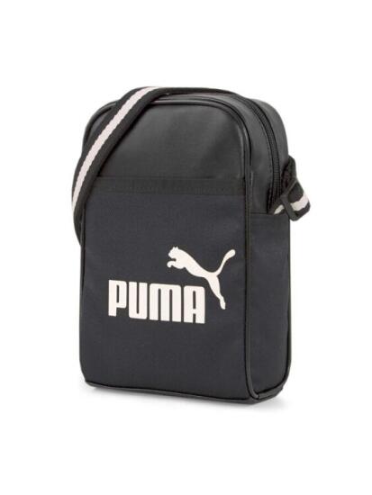 Puma Campus Compact Portable Puma Black SİYAH Erkek Omuz Çantası - 1