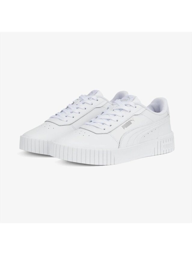 Puma Carina 2.0 Beyaz-Beyaz Kadın Günlük Ayakkabı - 4