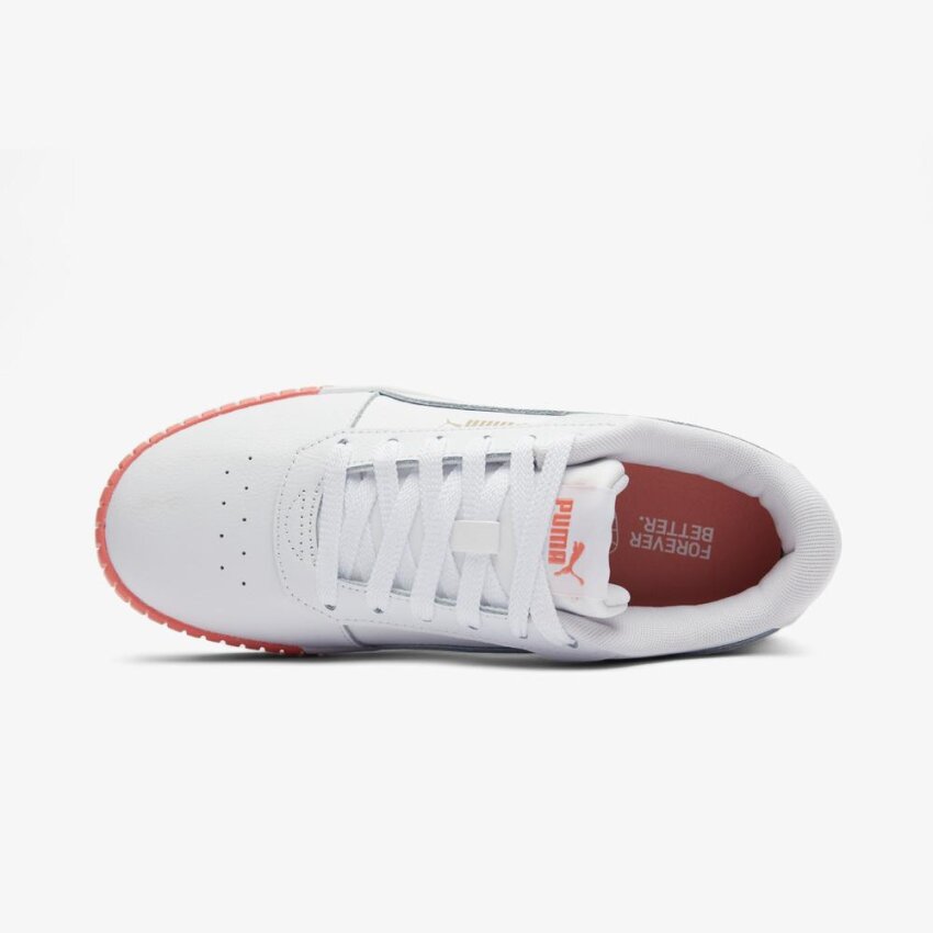 Puma Carina 2.0 Beyaz-Pembe Kadın Günlük Ayakkabı - 4