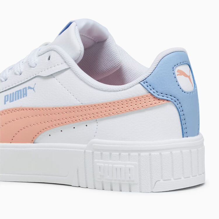 Puma Carina 2.0 Jr Beyaz-Pembe Çocuk Günlük Ayakkabı - 6