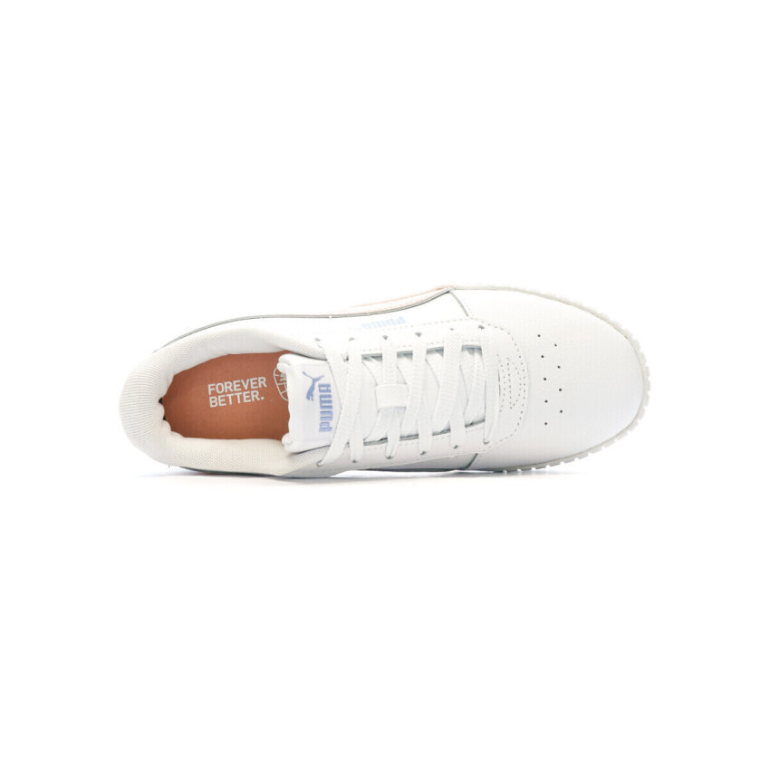 Puma Carina 2.0 Jr Beyaz-Pembe Çocuk Günlük Ayakkabı - 3