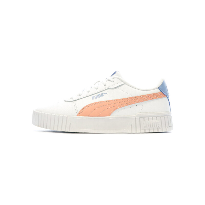 Puma Carina 2.0 Jr Beyaz-Pembe Çocuk Günlük Ayakkabı - 2