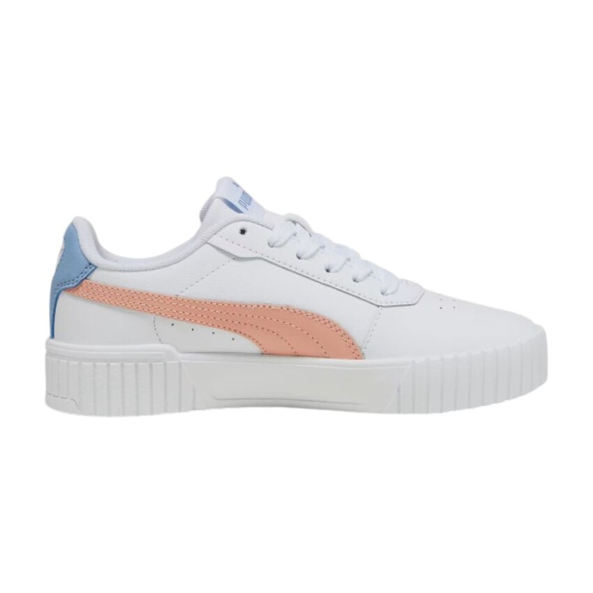 Puma Carina 2.0 Jr Beyaz-Pembe Çocuk Günlük Ayakkabı - 1