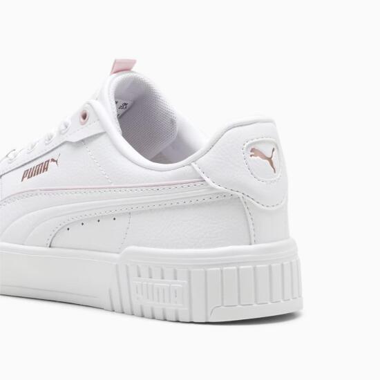 Puma Carina 2.0 Lux Beyaz-Pembe Kadın Günlük Ayakkabı - 5