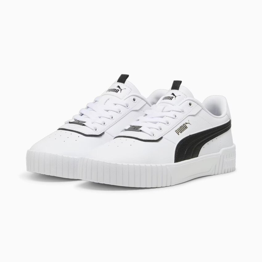 Puma Carina 2.0 Lux Beyaz-Siyah Kadın Günlük Ayakkabı - 3