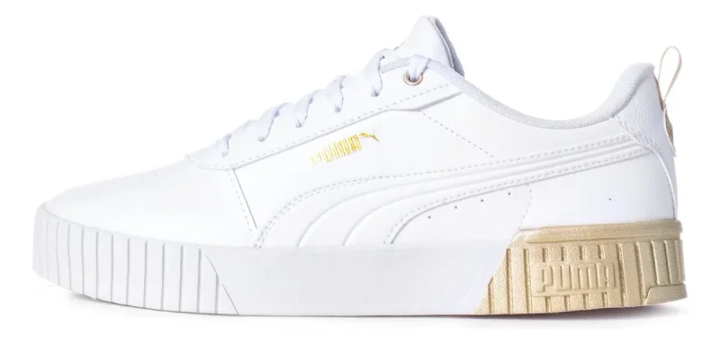 Puma Carina 2.0 Metallic Dream Beyaz Kadın Sneaker Ayakkabı - 4