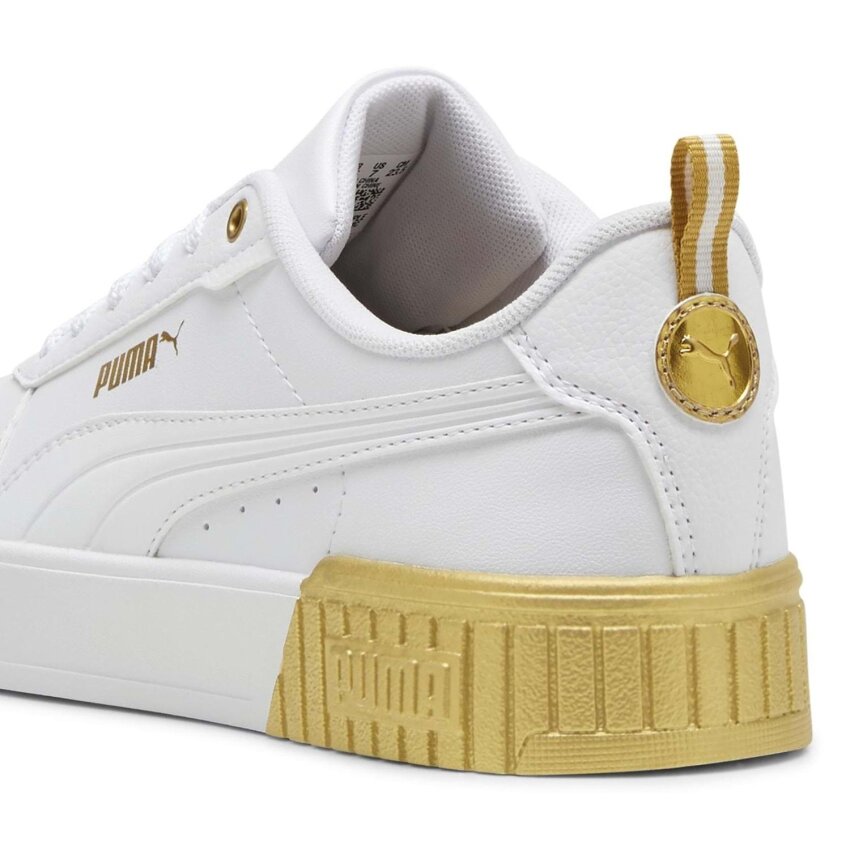 Puma Carina 2.0 Metallic Dream Beyaz Kadın Sneaker Ayakkabı - 6