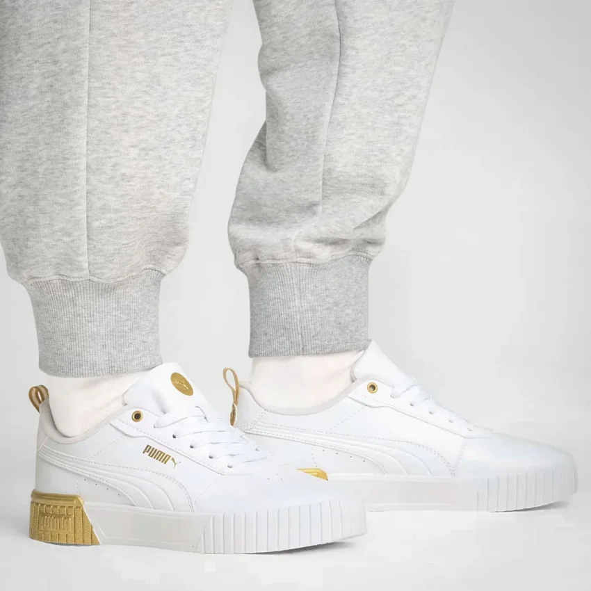 Puma Carina 2.0 Metallic Dream BEYAZ Kadın Sneaker Ayakkabı - 5