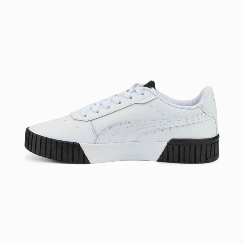 Puma Carina 2.0 Puma White-Puma White-Puma Te BEYAZ Kadın Günlük Ayakkabı - 6