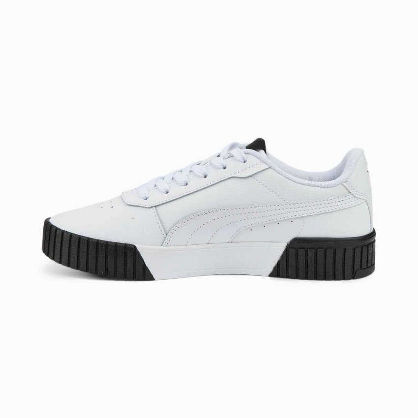 Puma Carina 2.0 Puma White-Puma White-Puma Te BEYAZ Kadın Günlük Ayakkabı - 6