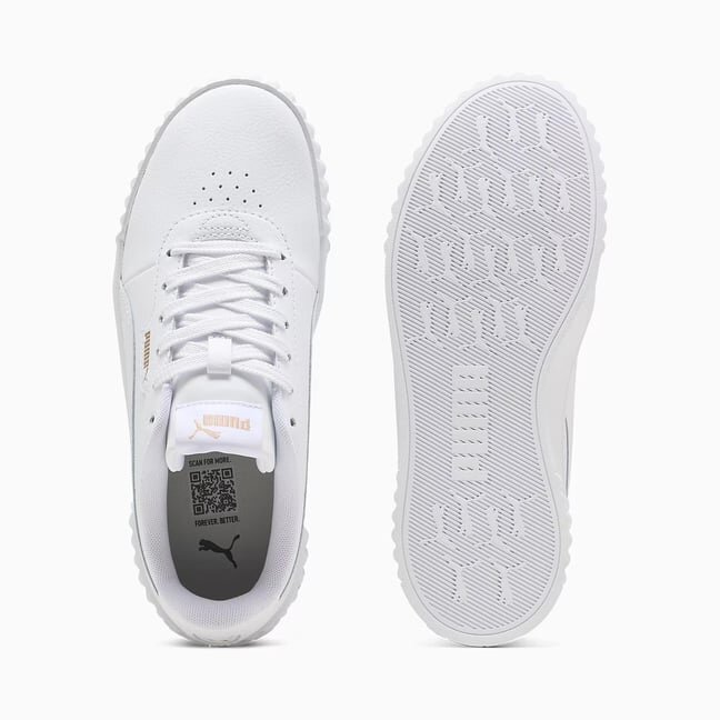 Puma Carina 3.0 Beyaz Kadın Sneaker Ayakkabı - 4