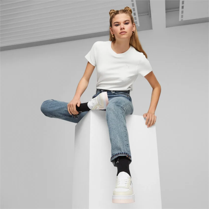 Puma Carina Street BEYAZ Kadın Tenis Ayakkabısı - 8