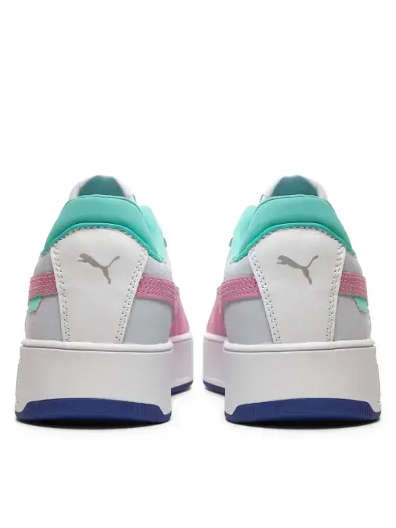 Puma Carina Street Jr Beyaz-Mor Çocuk Günlük Ayakkabı - 6