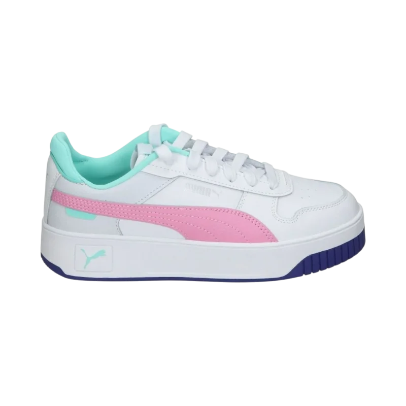 Puma Carina Street Jr Beyaz-Mor Çocuk Günlük Ayakkabı - 2