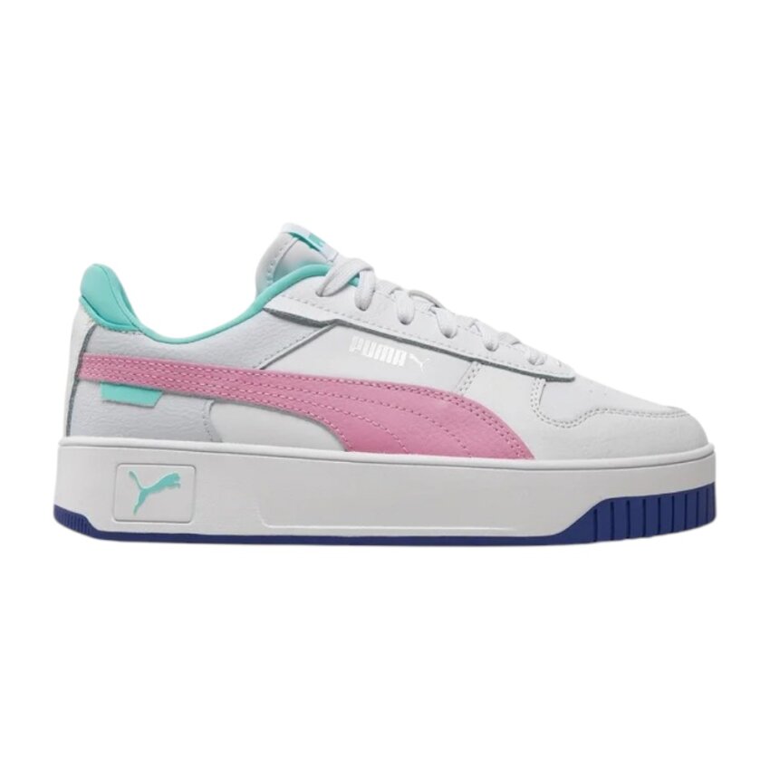 Puma Carina Street Jr Beyaz-Mor Çocuk Günlük Ayakkabı - 1